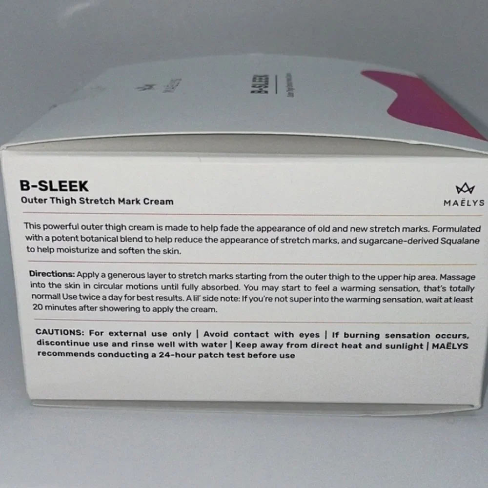 Maelys B-SLEEK Outer Thigh Stretch Mark Cream